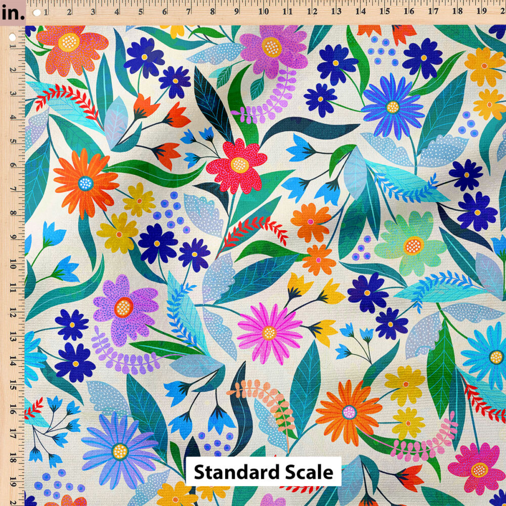 Ruler Scale for Bonnie Floral (Light) by Rachel Parker