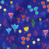 Fineshade Wood (Royal Blue) | Botanical Fabric Design | Rachel Parker