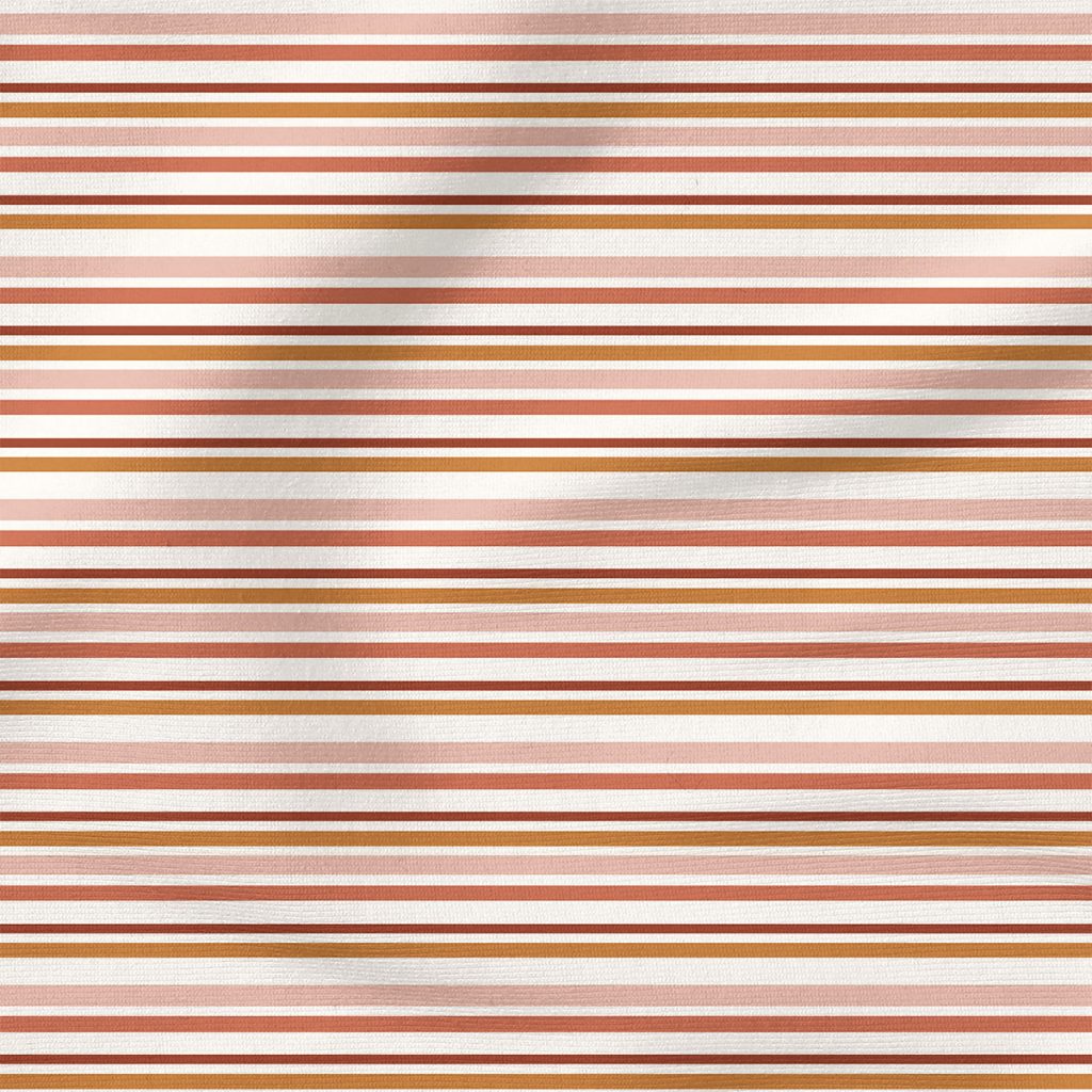 A Perfect Stripe (Morning Pinks) |  Fabric Design | Charlie Rowan Designs