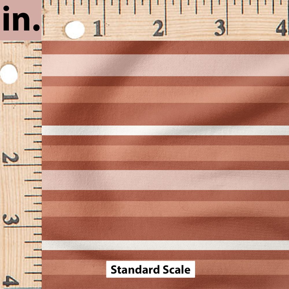 Ruler Scale for A Perfect Stripe (Rust) by Charlie Rowan Designs