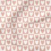 Heart Checkerboard (Blush) |  Fabric Design | Charlie Rowan Designs