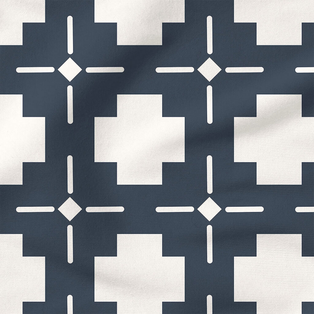 Jackson (Blue) |  Fabric Design | Charlie Rowan Designs