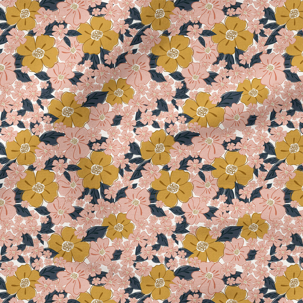 Tildy (Pink) |  Fabric Design | Charlie Rowan Designs