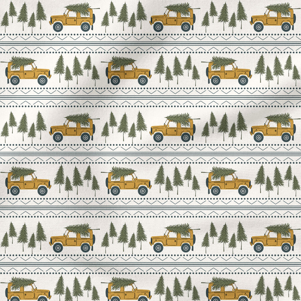 Holiday Tree Land Cruiser Stripe (Mustard) | Holiday