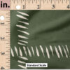 Ruler Scale for Adventure Tracks (Olive Green) by Charlie Rowan Designs