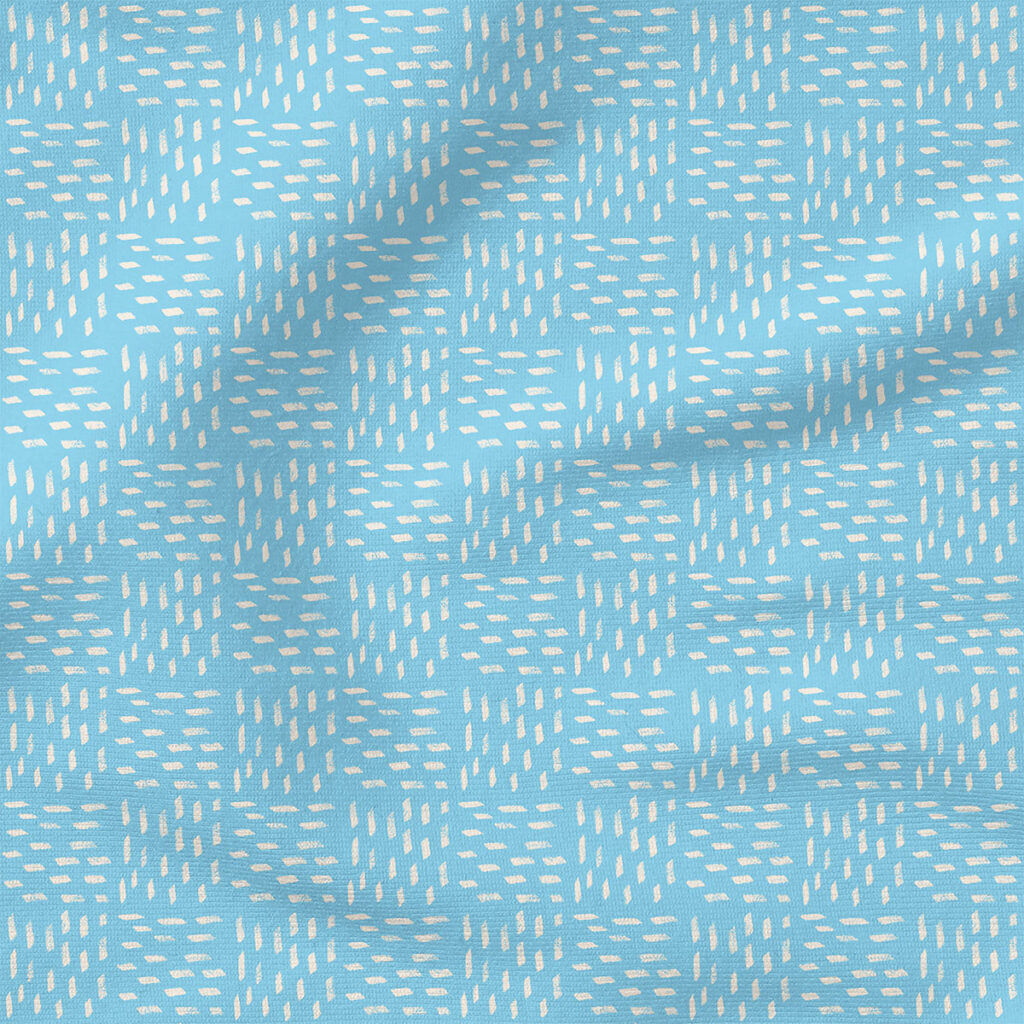 Dino Dash (Sky Blue) | Seasonal Fabric Design | Charlie Rowan Designs