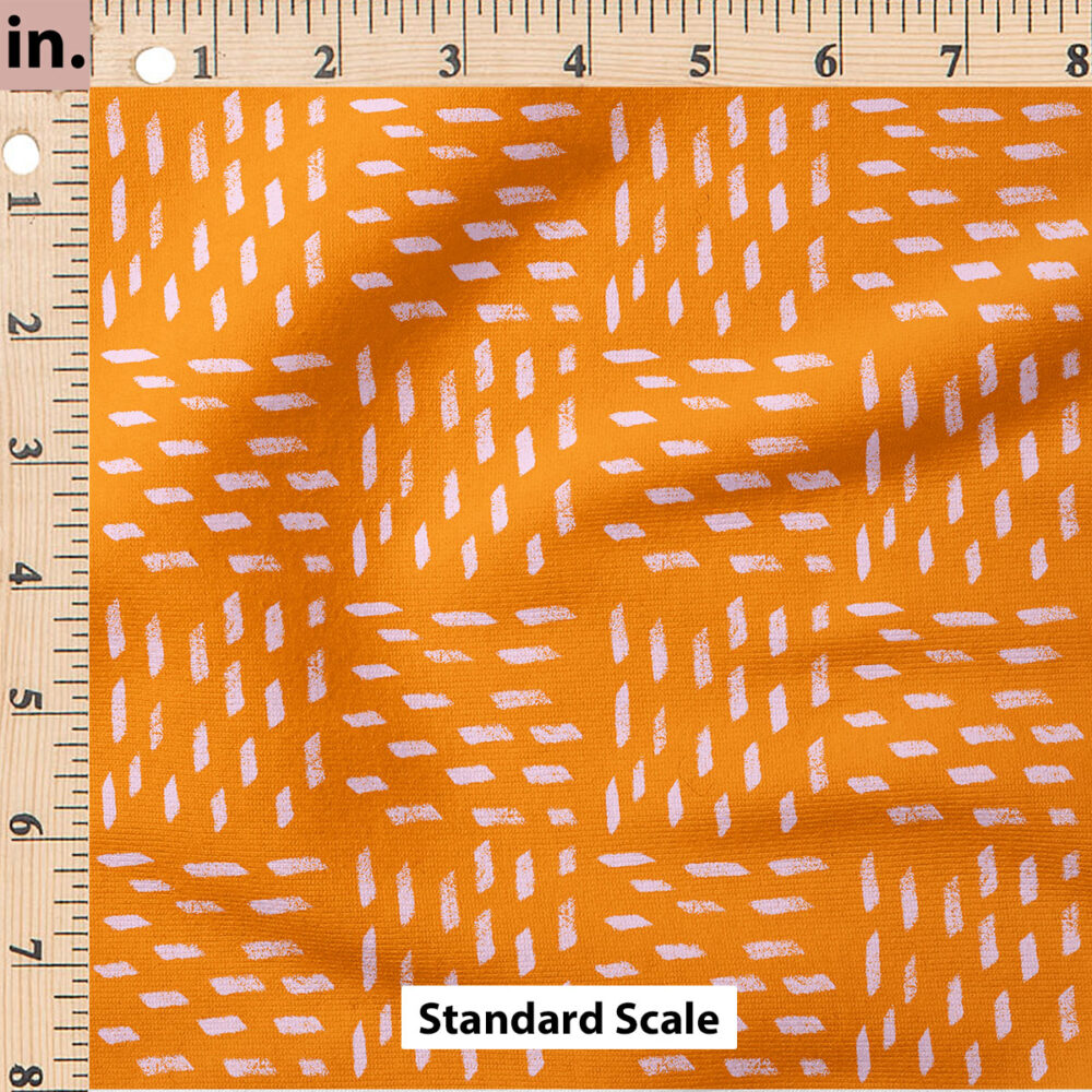 Ruler Scale for Dino Dash (Tangerine Orange) by Charlie Rowan Designs