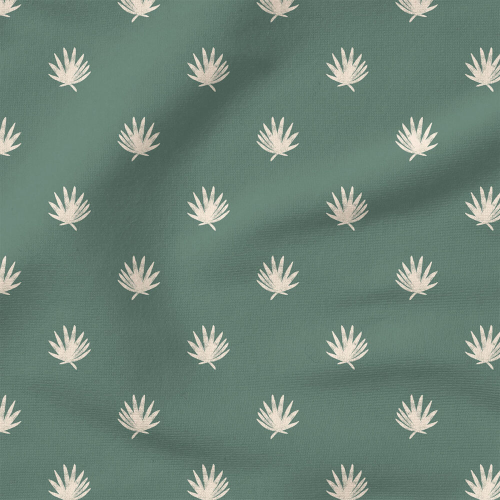 Palms (Sage) | Seasonal Fabric Design | Charlie Rowan Designs