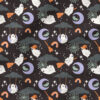 Ghosts at Play (Midnight Sky) | Holiday Fabric Design | Charlie Rowan Designs