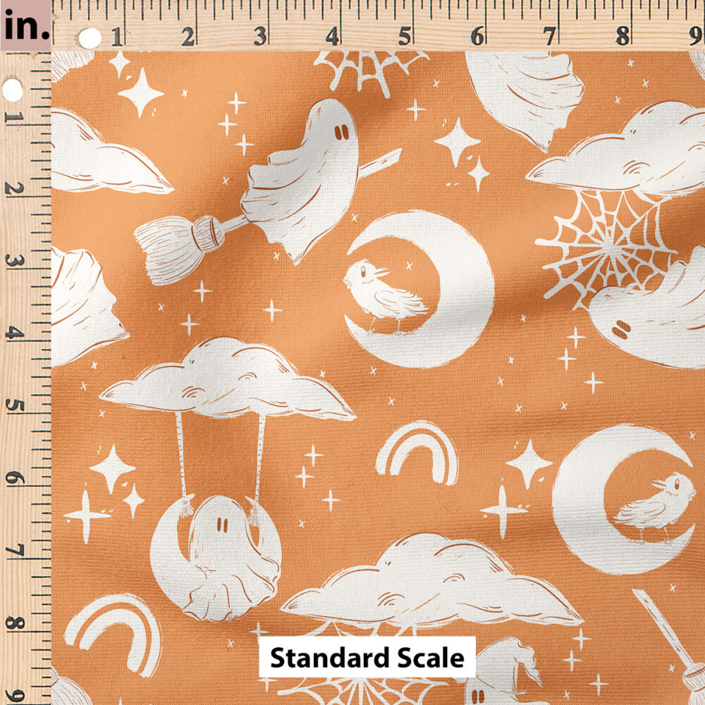 Ruler Scale for Ghosts at Play (Pumpkin) by Charlie Rowan Designs