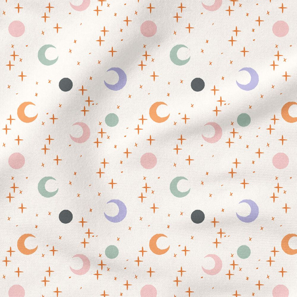 Night Sky (Cotton Candy) | Holiday Fabric Design | Charlie Rowan Designs