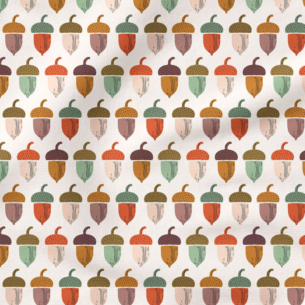 Filbert (Light) | Autumn Fabric Design | Amy MacCready