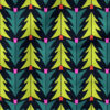 Cariad (Black and Green) | Christmas Fabric Design | Amy MacCready