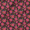 Merigan (Black and Pink) | Christmas Fabric Design | Amy MacCready