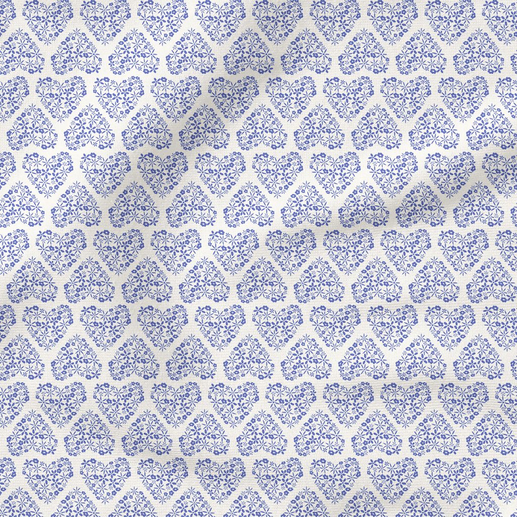 Hearts of Flower (Cream Lolite Blue) | Holiday