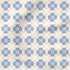 Posie Tile (Cream Forever Blue) | Autumn