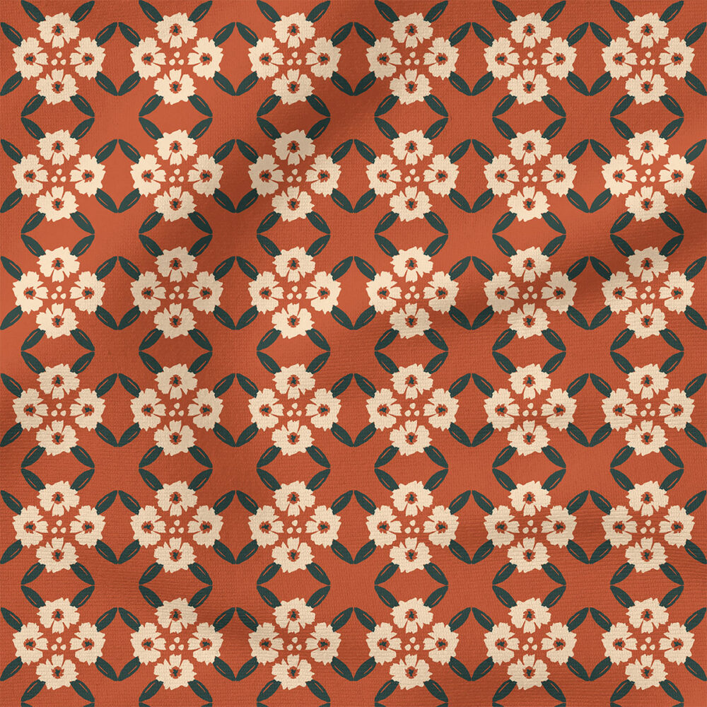 Posie Tile (Rust) | Autumn