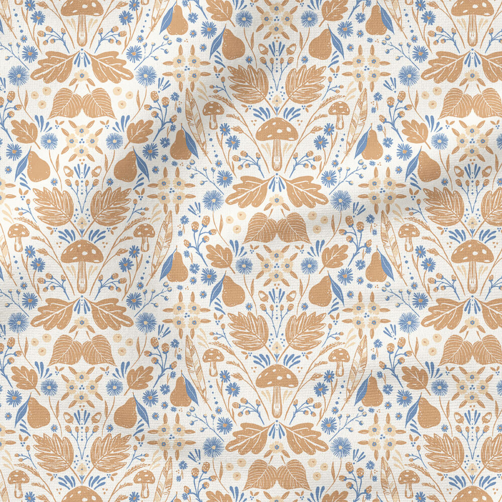 Woodland Treasures (Cream Forever Blue Multi) | Autumn