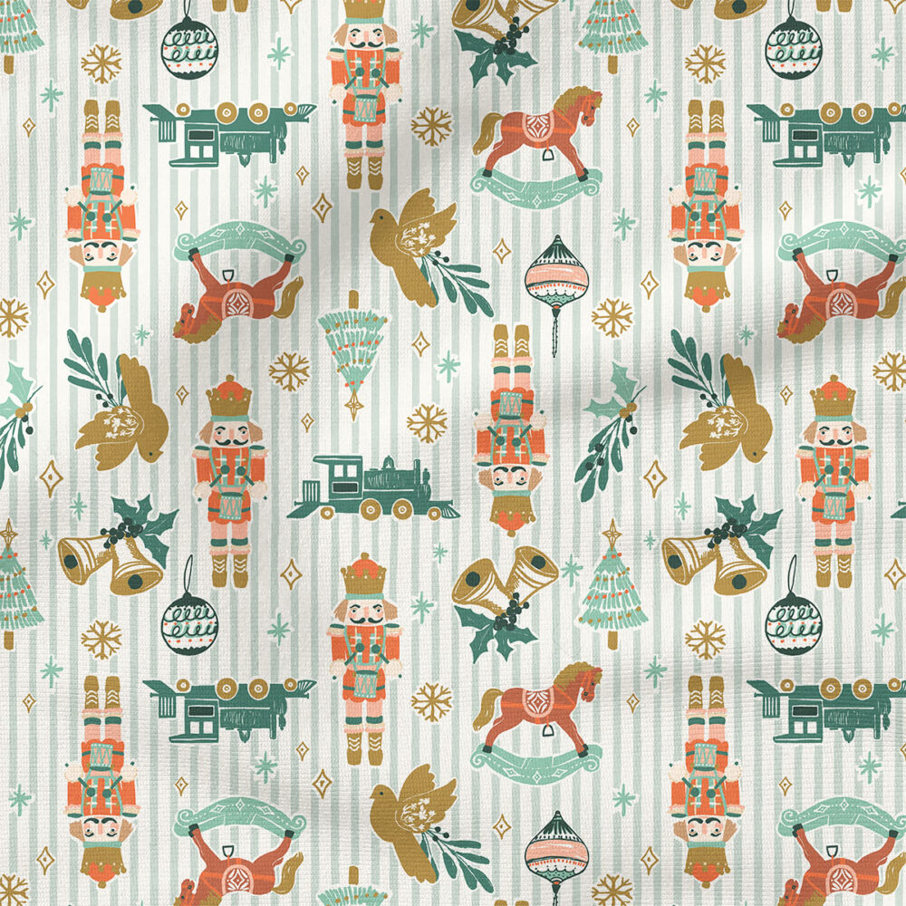 All the Wonder (Frosty) | Christmas Fabric Design | Hufton Studio