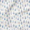 Ever Pine (Forever Blue on Cream) | Christmas Fabric Design | Hufton Studio