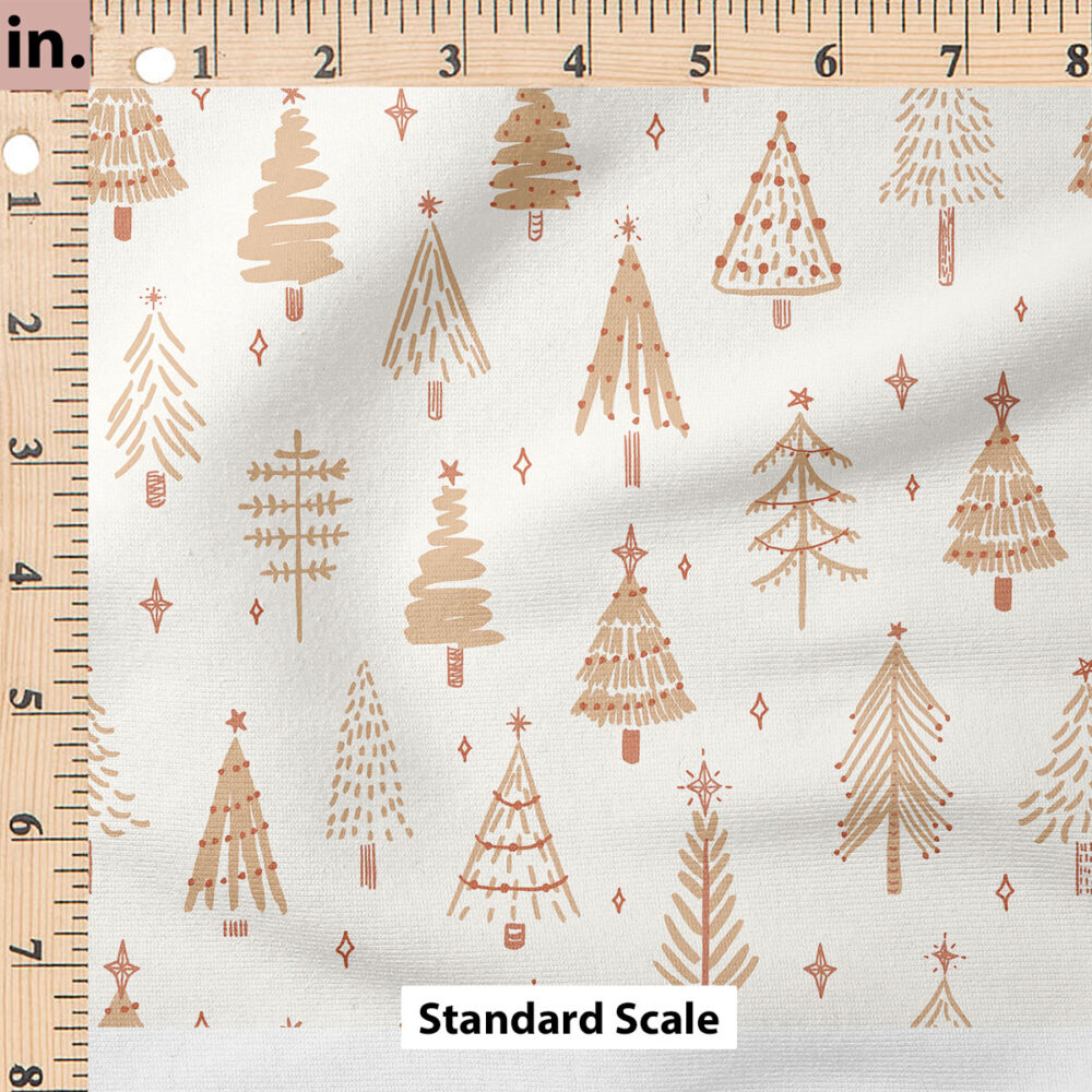 Ruler Scale for Ever Pine (Porcini on Cream) by Hufton Studio