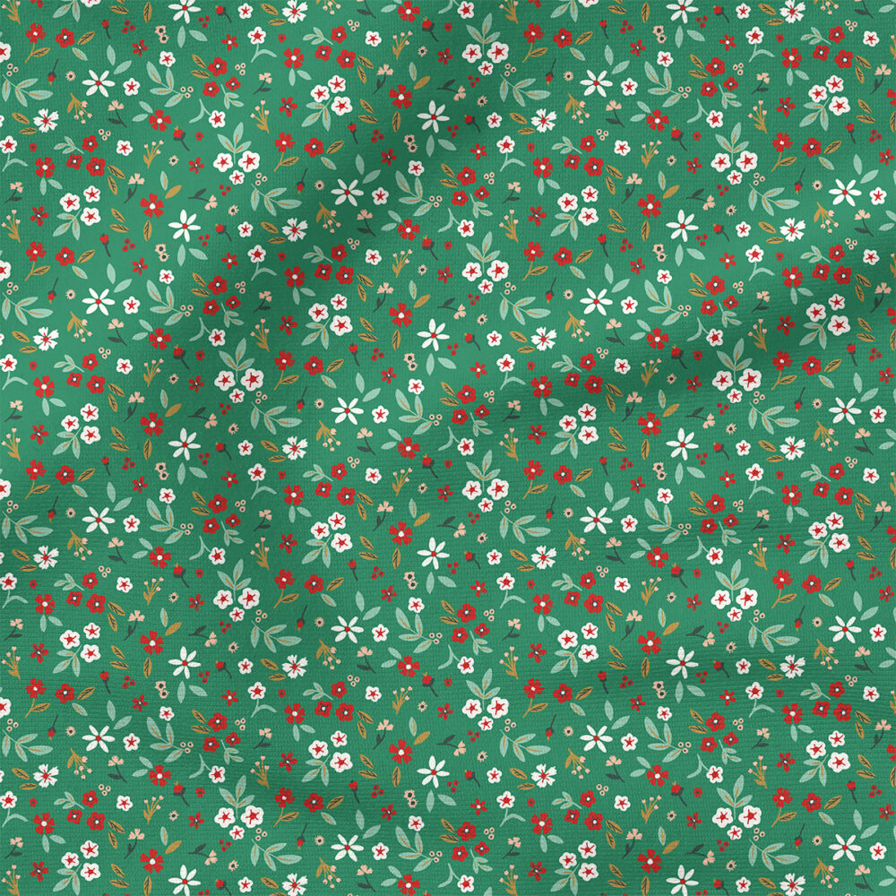 Holiday Floral (Crisp Green) | Christmas