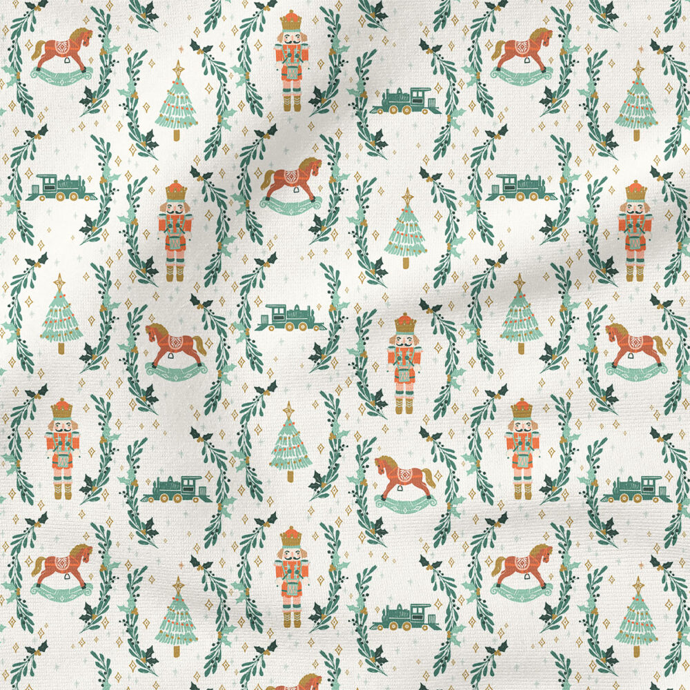 Magic Happens (Frosty) | Christmas Fabric Design | Hufton Studio