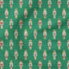 Toy Drummer (Crisp Green) | Christmas Fabric Design | Hufton Studio