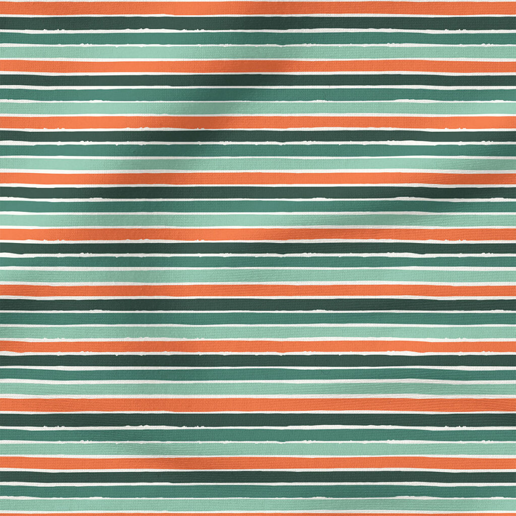 Wonder Stripe (Frosty Milky Green Orange) | Christmas