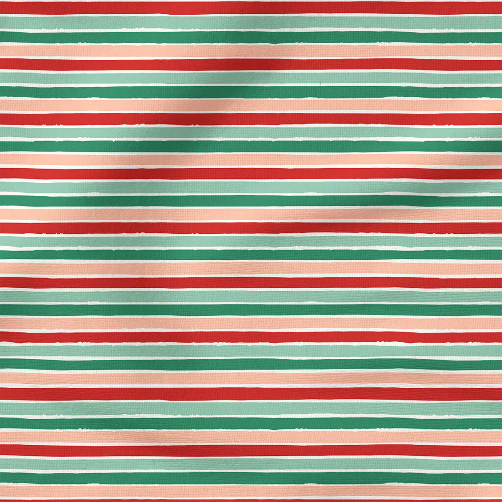 Wonder Stripe (Peach Green Lava) | Christmas