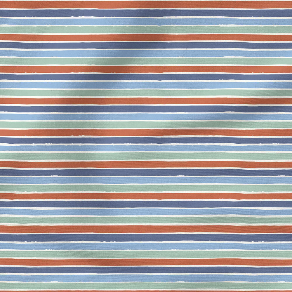 Wonder Stripe (Sienna Silt Green Blue) | Christmas