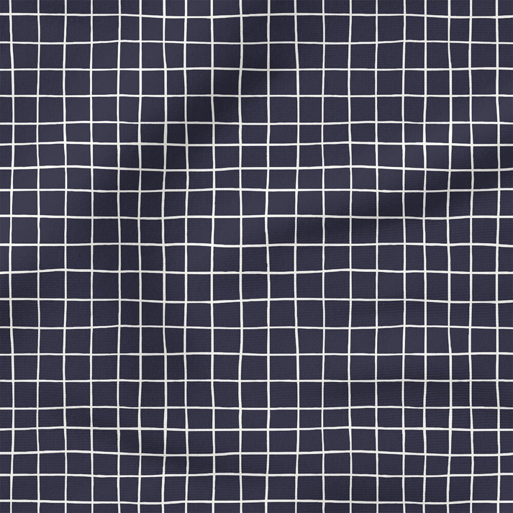 Pool Grid (White on Navy Blue) | Seasonal