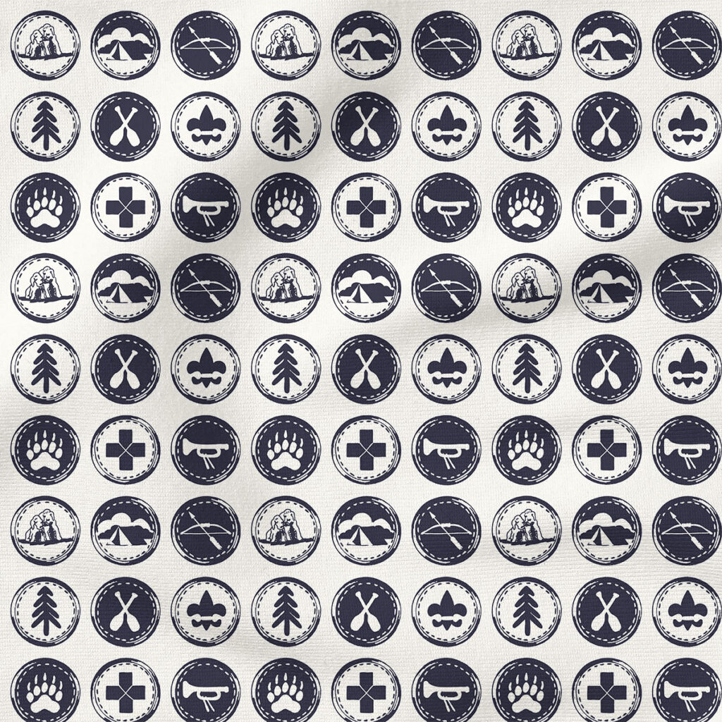 Scout Badges (Navy Blue) | Seasonal