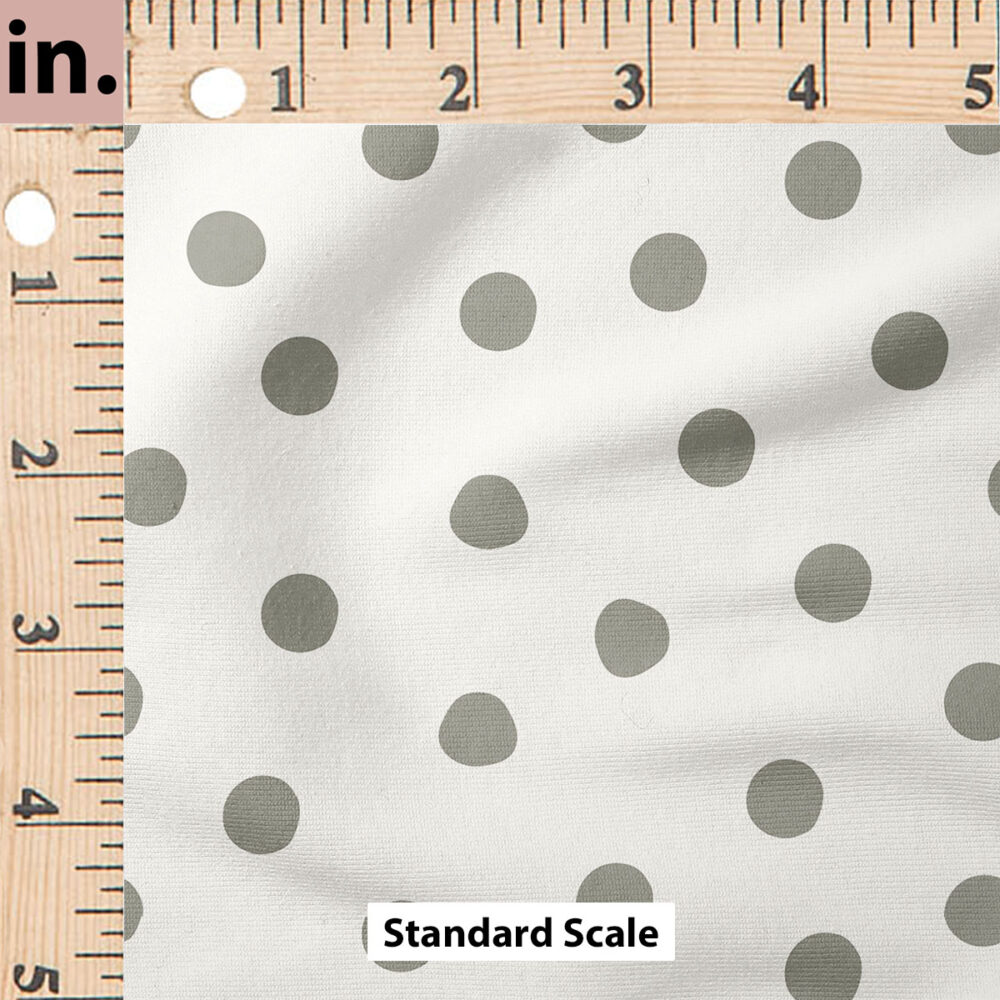 Ruler Scale for Cute Spot (Desert Sage on Cream) by Hufton Studio