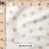 Ruler Scale for Cute Spot (Powder Pink on Cream) by Hufton Studio