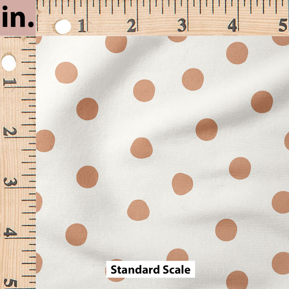 Ruler Scale for Cute Spot (Toasted Nut on Cream) by Hufton Studio