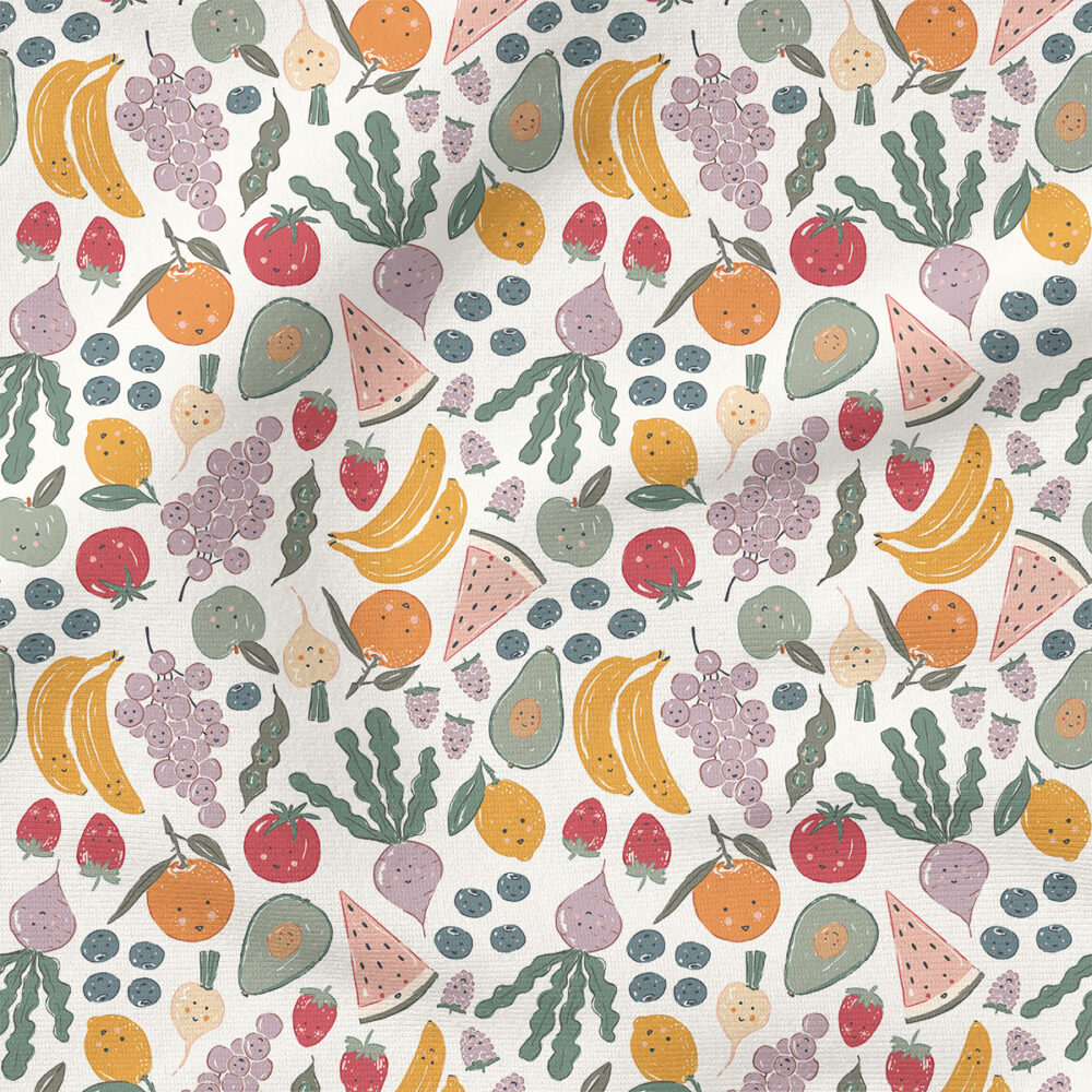 Fruit and Veggie (Dusty Multi Outline) | Seasonal