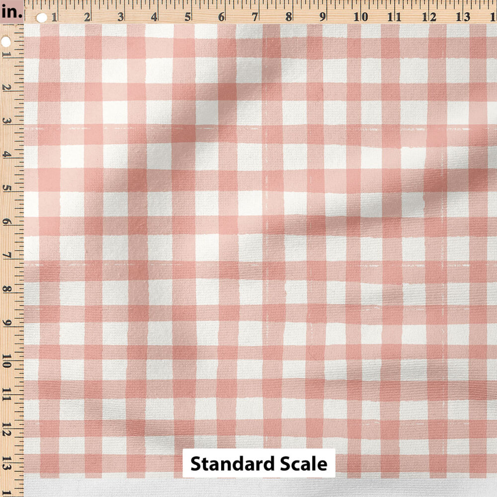 Ruler Scale for Picnic Gingham (Pink) by Hufton Studio