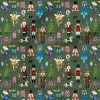 The Nutcracker (Nandoor Green Snowfall) | Holiday Fabric Design | Hip Kid Designs