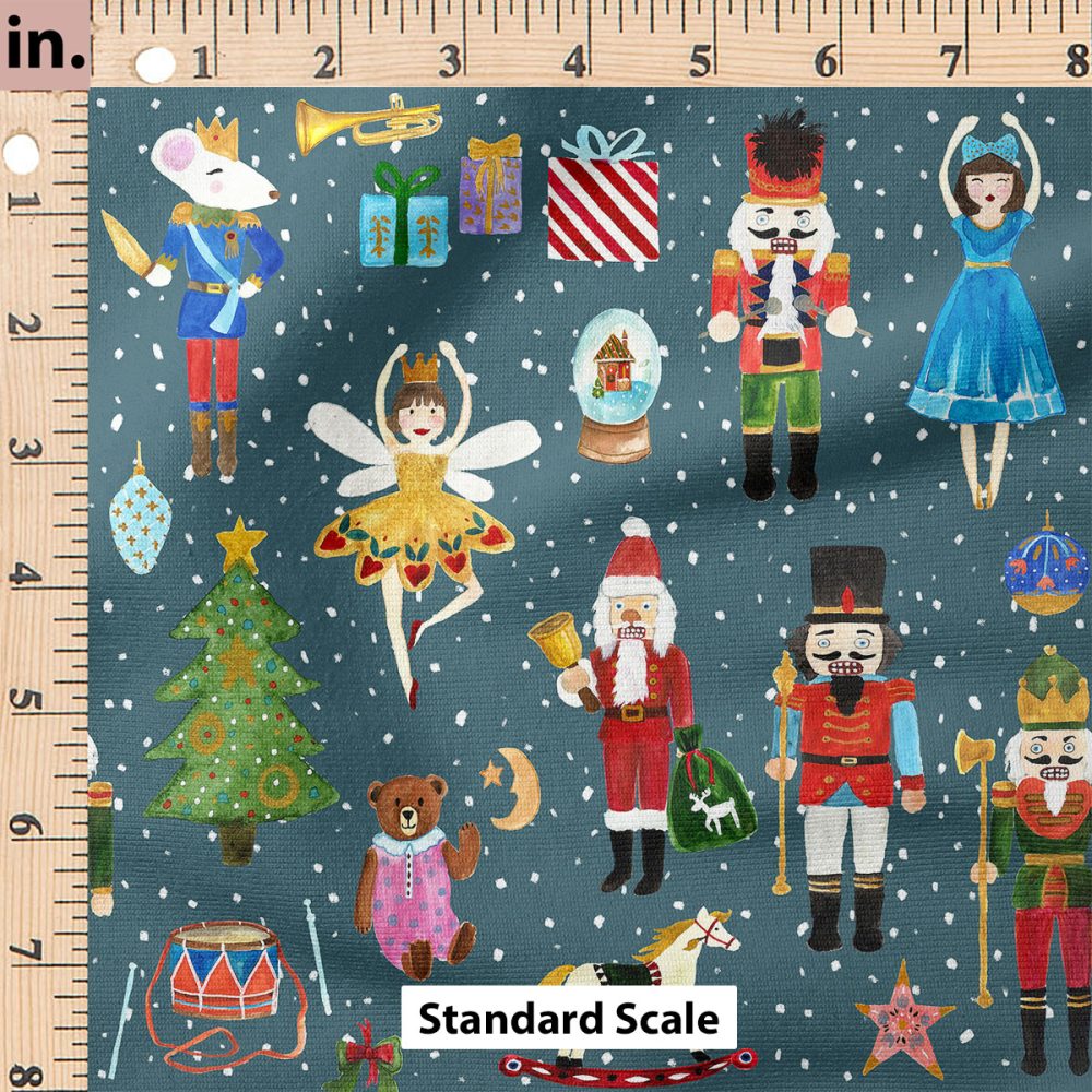 Ruler Scale for The Nutcracker (Spectra Teal Snowfall) by Hip Kid Designs