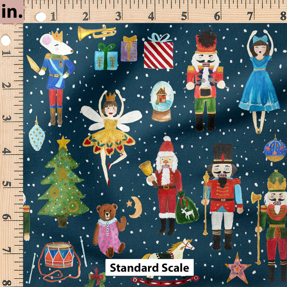 Ruler Scale for The Nutcracker (Tiber Navy Snowfall) by Hip Kid Designs