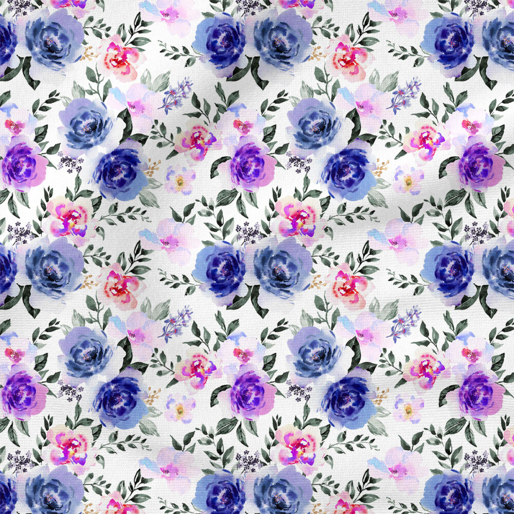 Starburst Indigo and Lilac Floral | Holiday