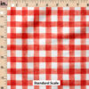 Ruler Scale for Distressed Red Buffalo Check by Hip Kid Designs