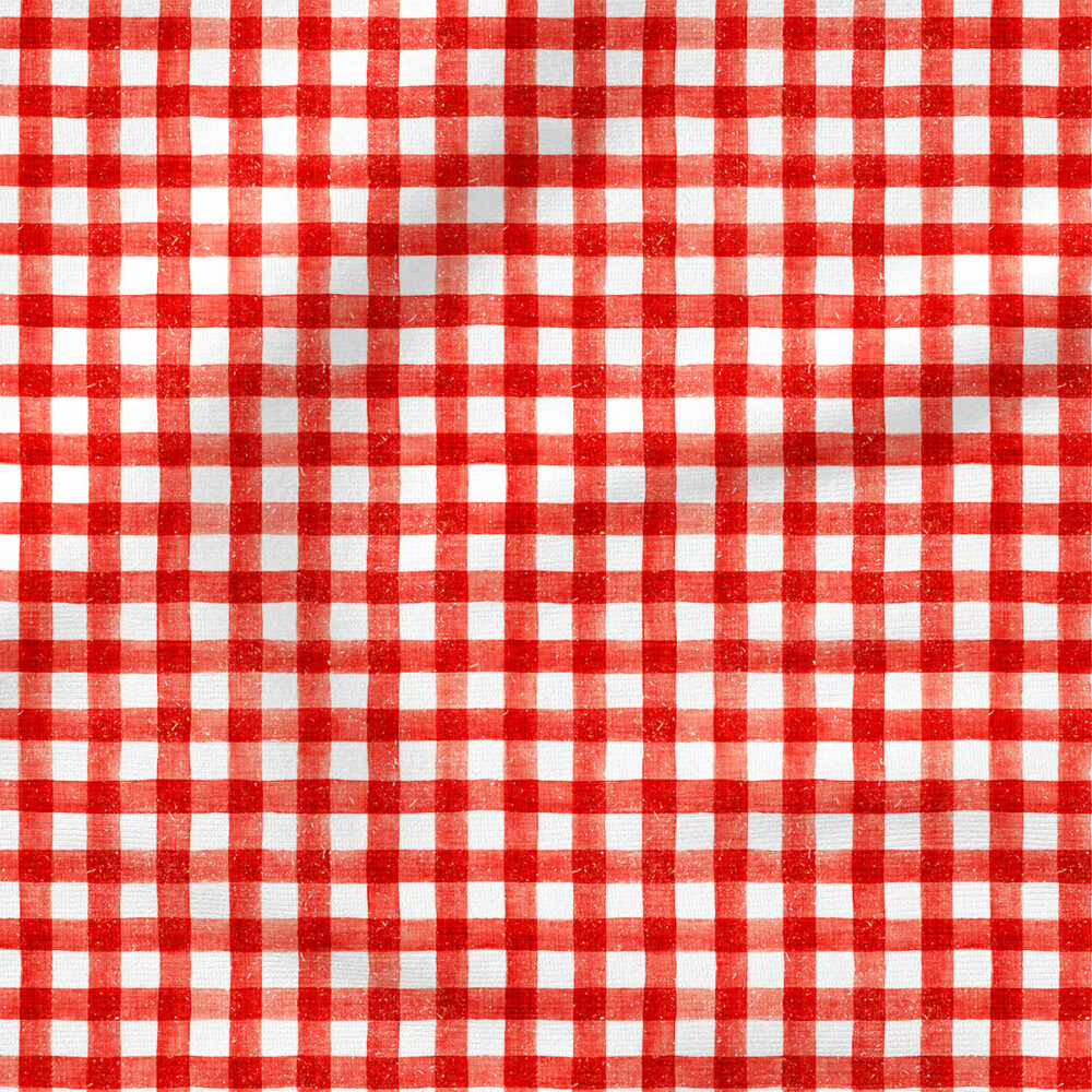 Distressed Red Buffalo Check | Holiday Fabric Design | Hip Kid Designs