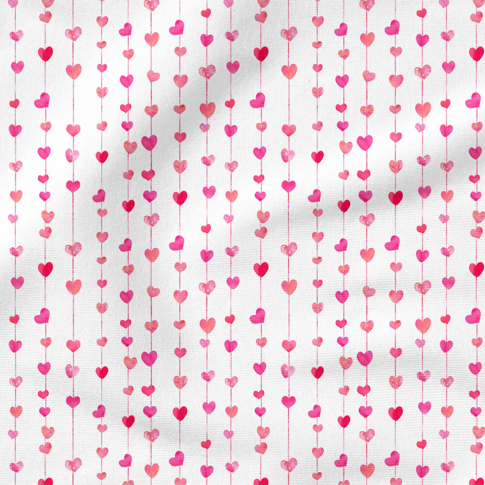 Heart Strings | Holiday Fabric Design | Hip Kid Designs