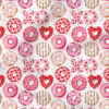 Valentine Donuts | Holiday Fabric Design | Hip Kid Designs