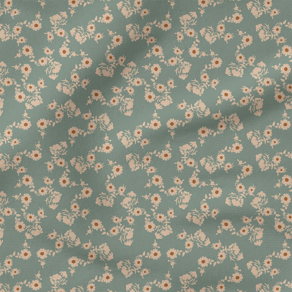 Boho Daisy Ditsy Floral (Sage) | Holiday