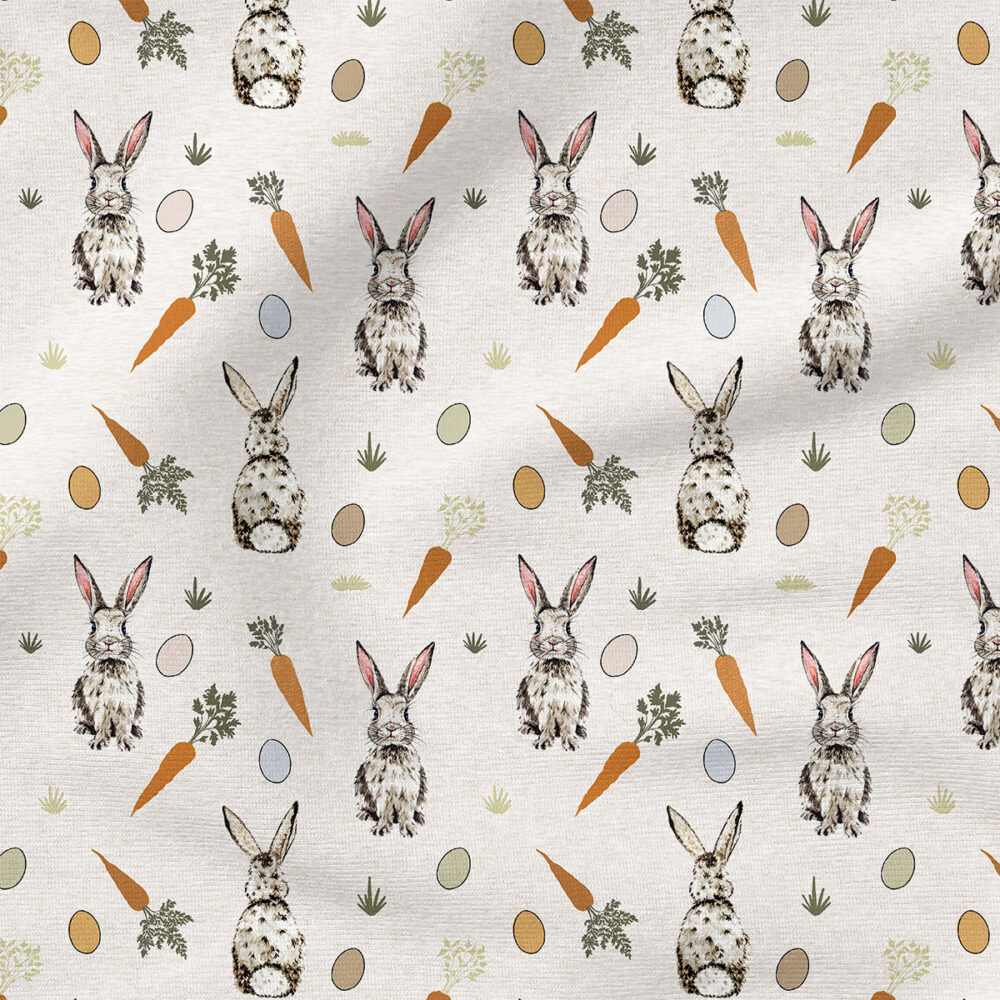 Bunny Patch (Bone Melange Texture) | Holiday