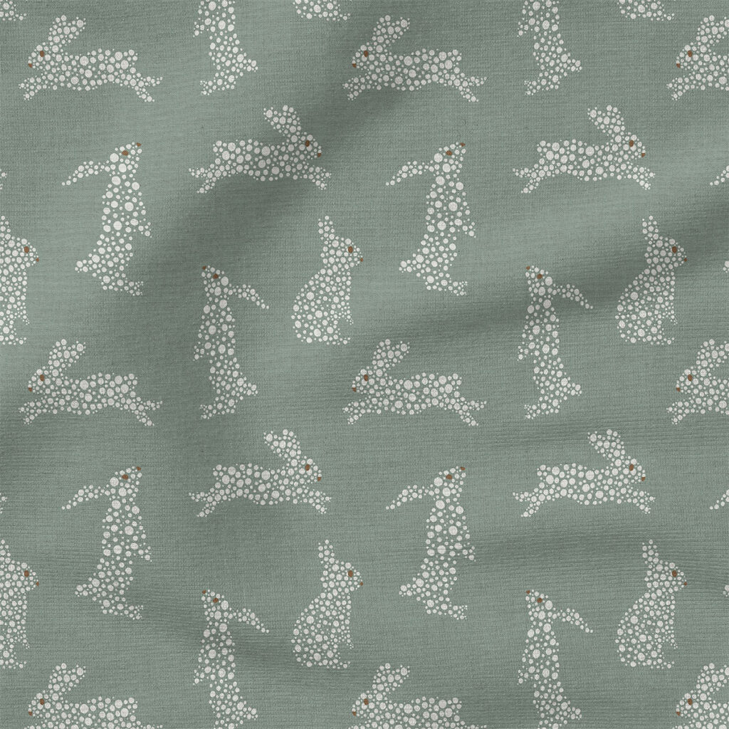 Cute Bunnies (Pewter) | Holiday