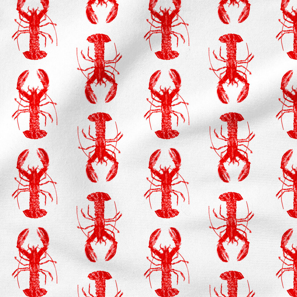 Watercolor Lobsters (Red) | Animals